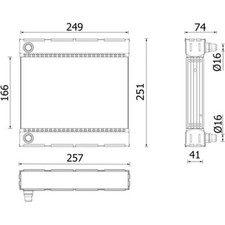 Mahle CR 926 000P K&uuml;hler Motork&uuml;hlung f&uuml;r MERCEDES BENZ SL A KLASSE CLA E S M