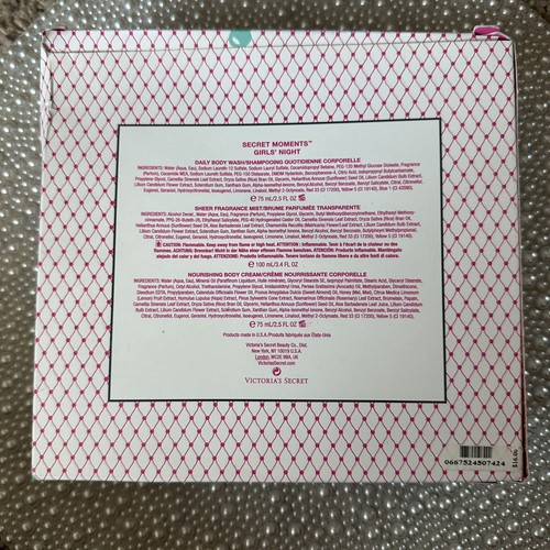 BNIB Victoria’s Secret Moments GIRLS' NIGHT Flirty Gift Set - Picture 4 of 5