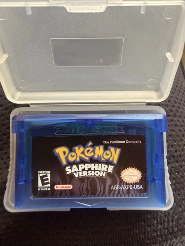Pokemon Sapphire Version GBA Cartridge AGB-AXPE-USA Tested