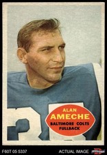 1960 Topps #2 Alan Ameche Colts Wisconsin 7 - NM
