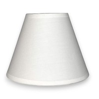 Lampenschirm Weiß E14 Baumwolle Konisch Rund 16Cm | Various