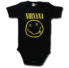 Official Nirvana Smiley Baby Grow New with Tags