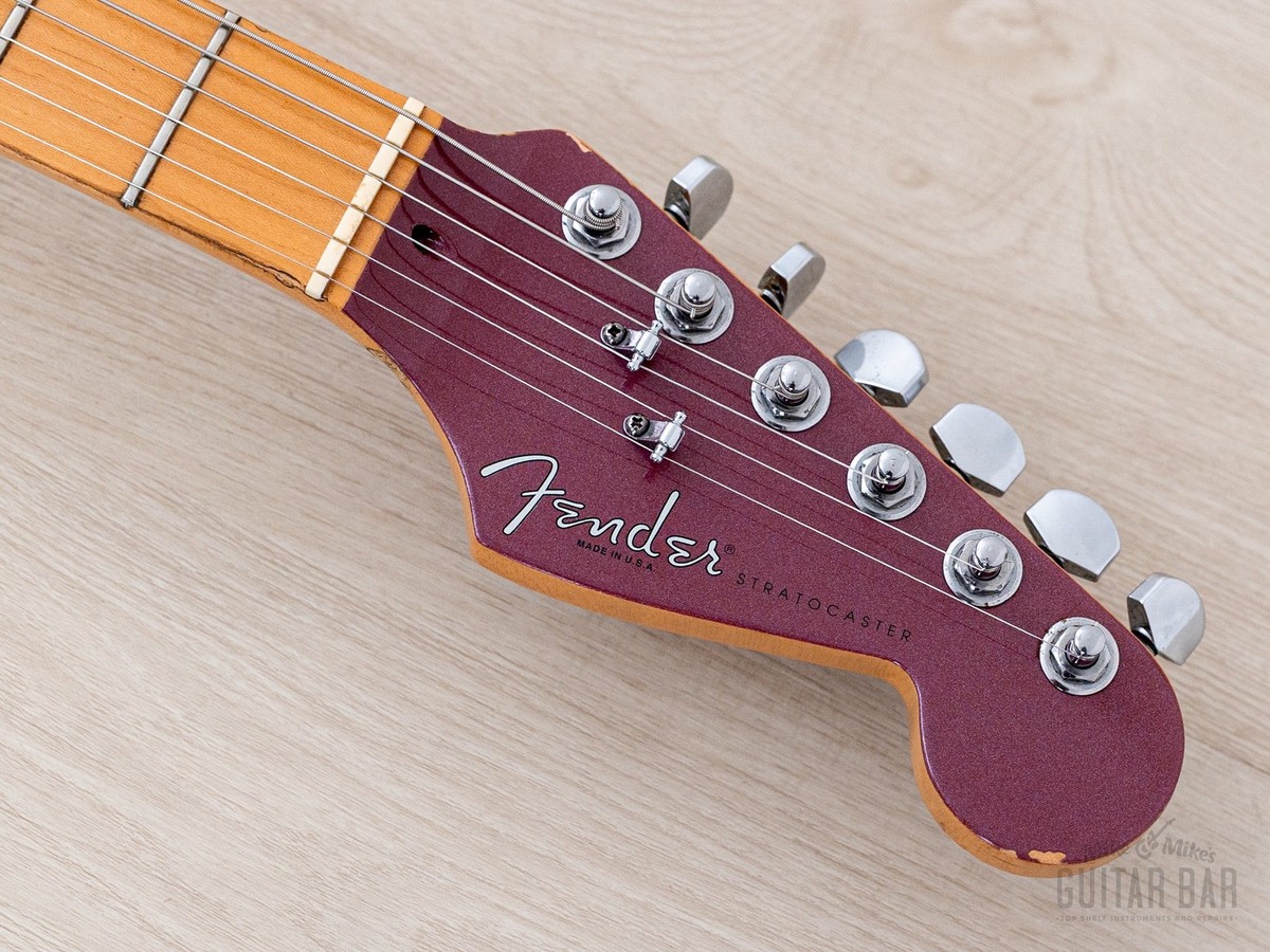 1995 Fender American Standard Stratocaster Burgundy Mist, Near