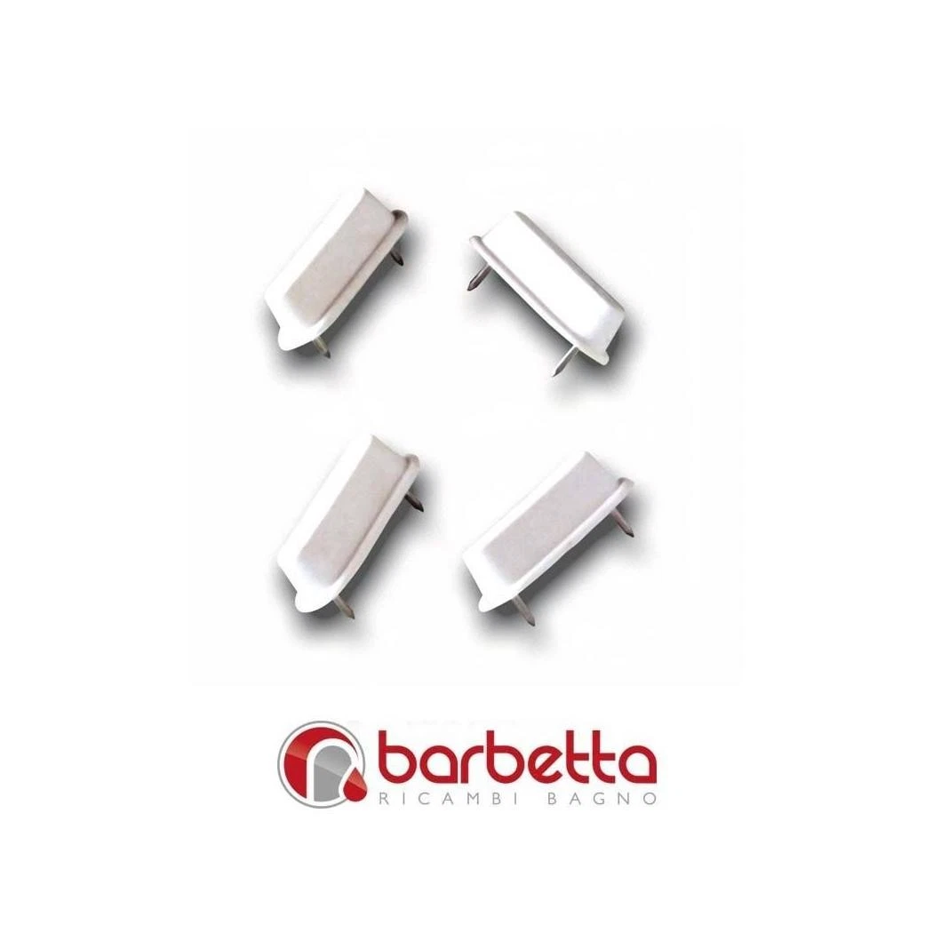 8 Tamponi Antiurto Per Sedile WC - Paracolpi In Gomma Bianca - Accessori Bagno - Foto 2