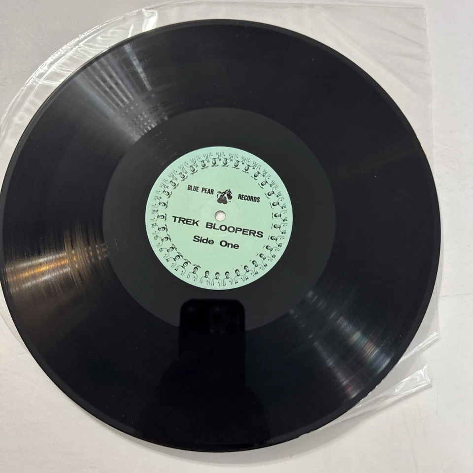 Nimoy/Shatner/Others-Trek Bloopers Vinyl LP Blue Pear 3rd season TV outtakes - Image 4 of 4