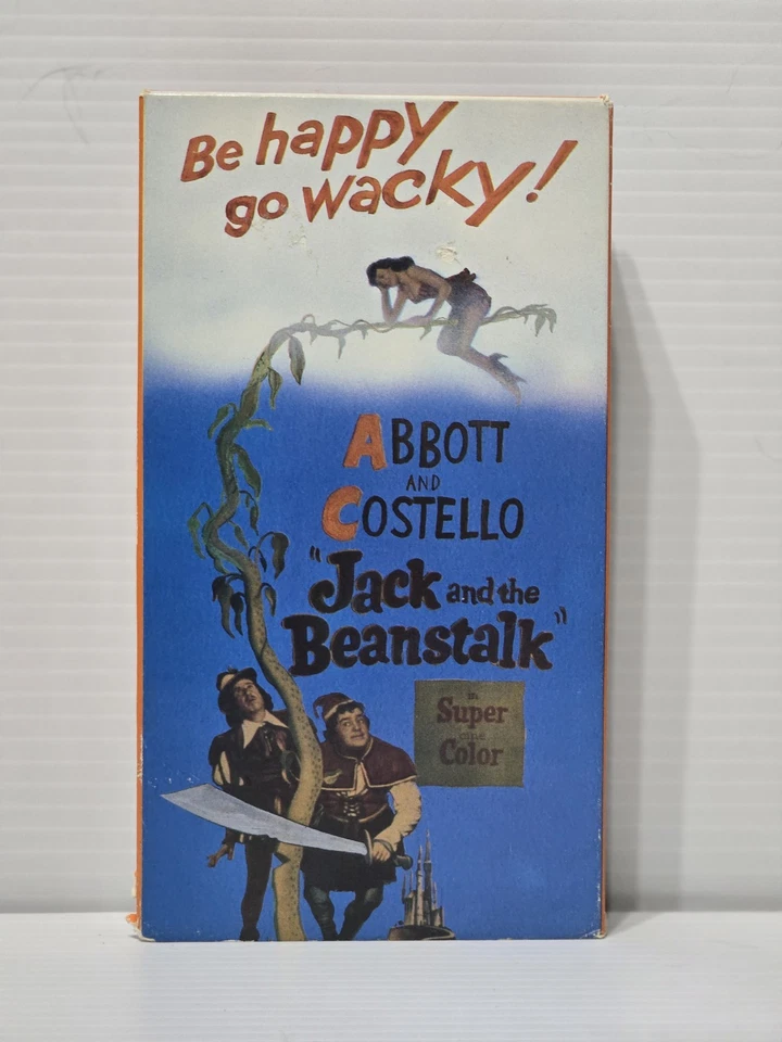 Jack and the Beanstalk - Abbott and Costello RARE UAV Color Film VHS (1986) 