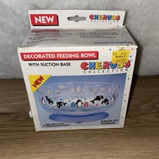 Vintage Playtex 1992 Cherubs Baby Toddler Plastic Suction Bowl Noah’s Ark NEW