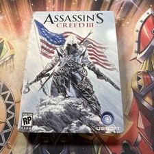 Assassin's Creed III -- Steelbook Edition (Sony PlayStation 3) PS3 NO Manual
