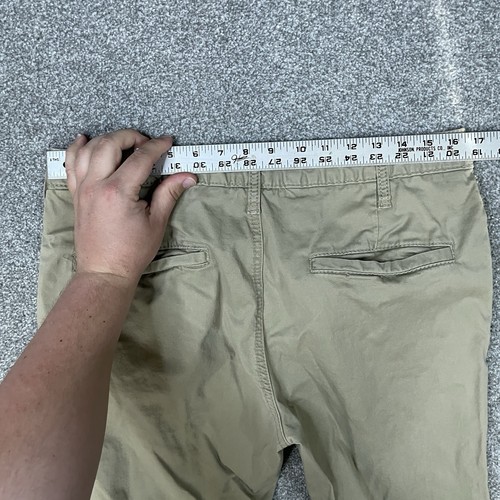 BKE Jake Hose Herren 34x32 (passt 33x31) Freizeit Jeans Beige Stretch Chino Straight - Bild 9 von 11