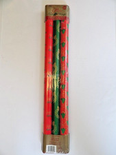 3 NOS Rolls Vintage Cleo Inc. Christmas Gift Wrap Wrapping Paper 35 sq' 1996