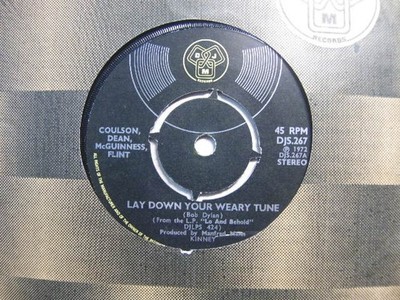 Coulson Dean McGuinness and Flint   Lay Down Your Weary Tune 1972 7  DJM DJS 267