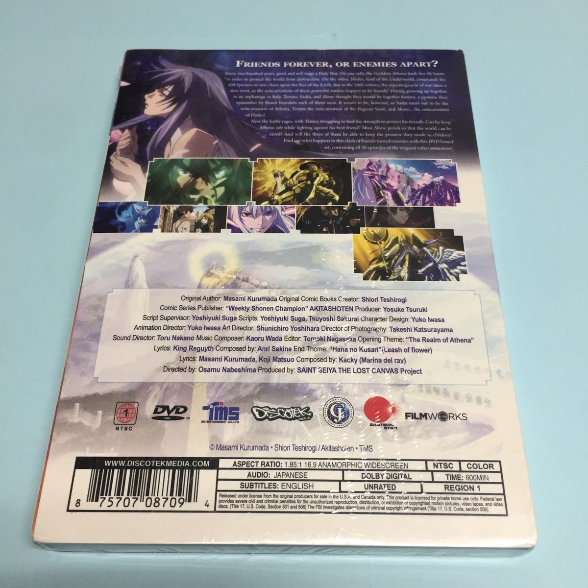 Saint Seiya The Lost Canvas Complete Series OVAs DVD BRAND NEW