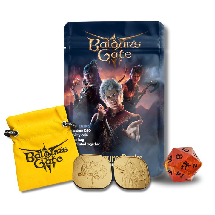SIRIUS DICE - D&D Dungeons & Dragons: Baldur's Gate 3 Treasure Pack x1 | eBay SIRIUS DICE - D&D Dungeons & Dragons: Baldur's Gate 3 Treasure Pack x1 | eBay