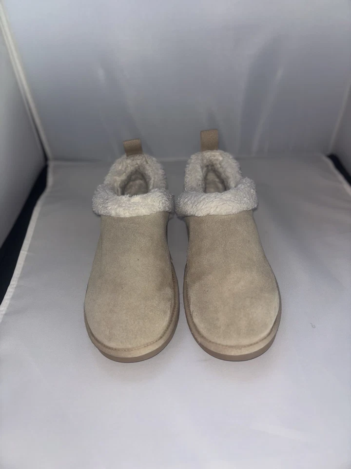 Botas sin cordones para mujer Koolaburra by UGG Advay, talla 8, gamuza marrón, piel sintética Foto 3 de 4