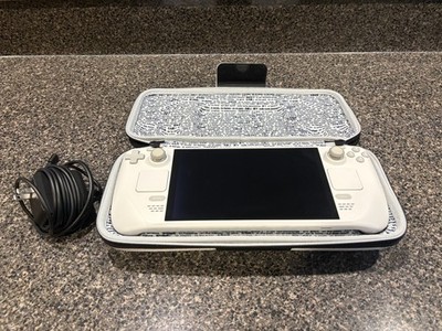 Valve Steam Deck OLED Limited Ed. White 1TB Handheld Console w/Case- Excellent