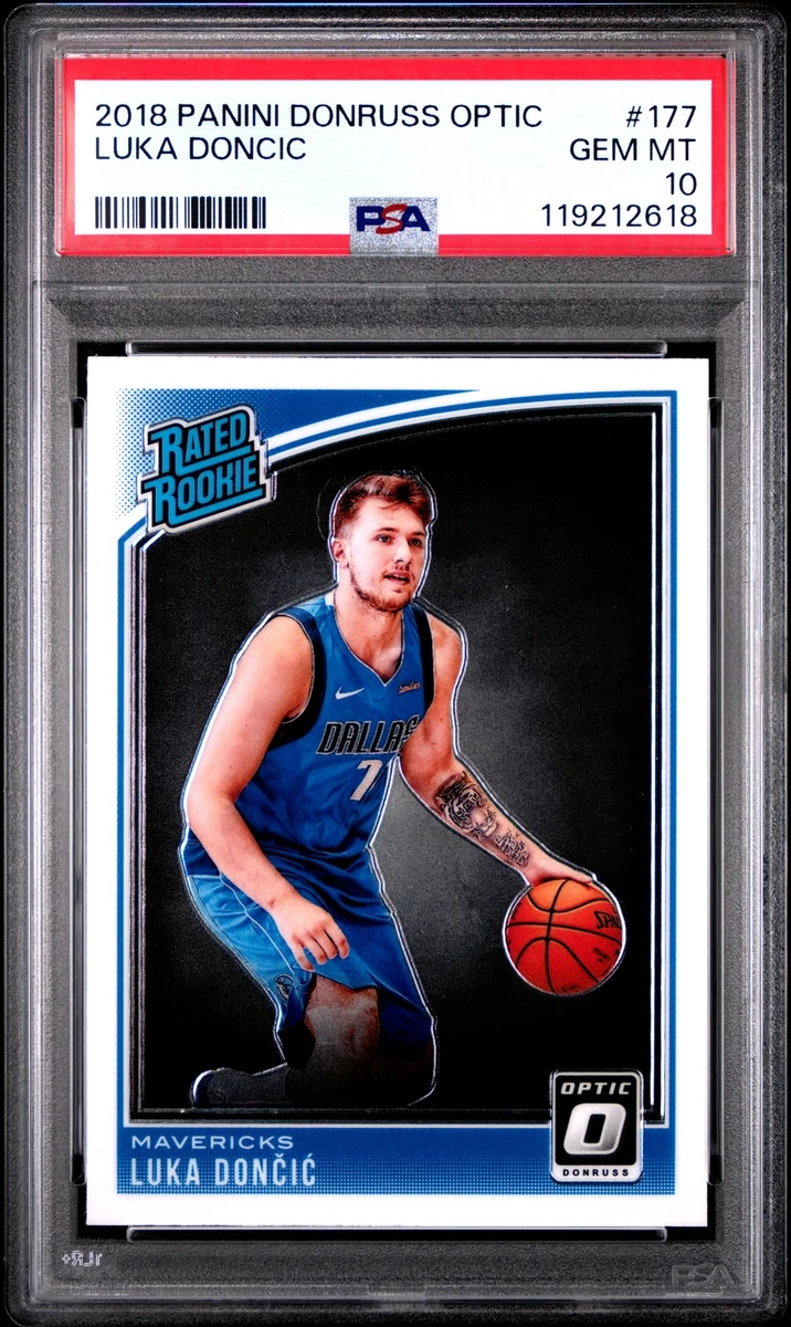 Luka Dončić 10 Graded Basketball Rookie Sports Trading Cards