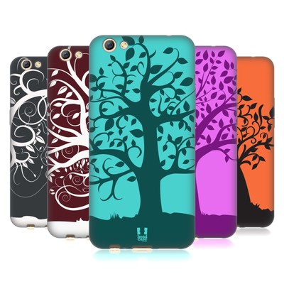 HEAD CASE DESIGNS SWIRLY TREES SOFT GEL CASE FOR OPPO PHONES