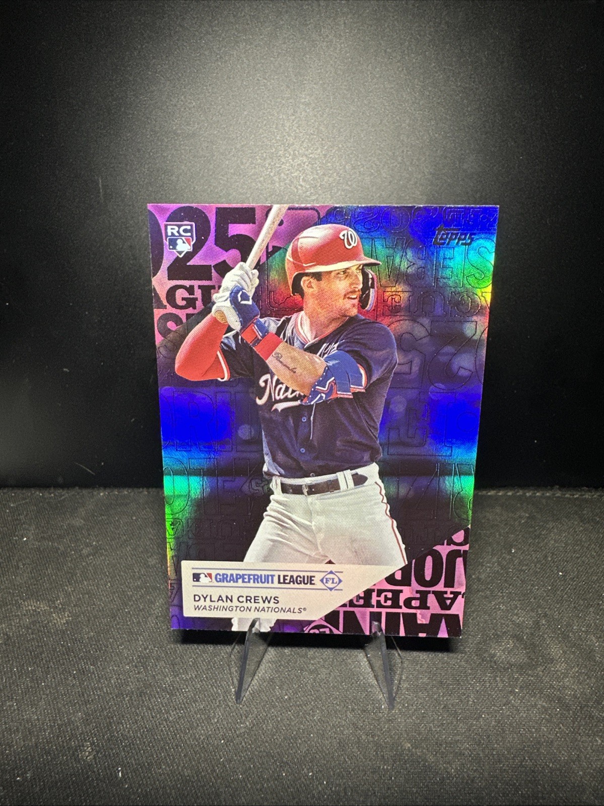2025 Topps Series 1 - Training Grounds Dylan Crews #TG-20 Pink Foil (RC)