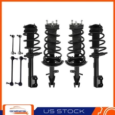 For 2008 2009-2013 Toyota Highlander AWD Front Rear Struts & Spring Sway Bar Kit