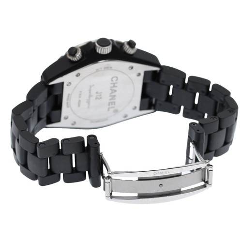 CHANEL J12 Super Reggera H3409 Chronograph black Dial AT Men's Watch_825711 - Picture 4 of 6