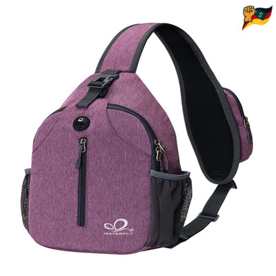 WATERFLY Sling Rucksack 18x9x3 Verstellbarer Schultergurt
