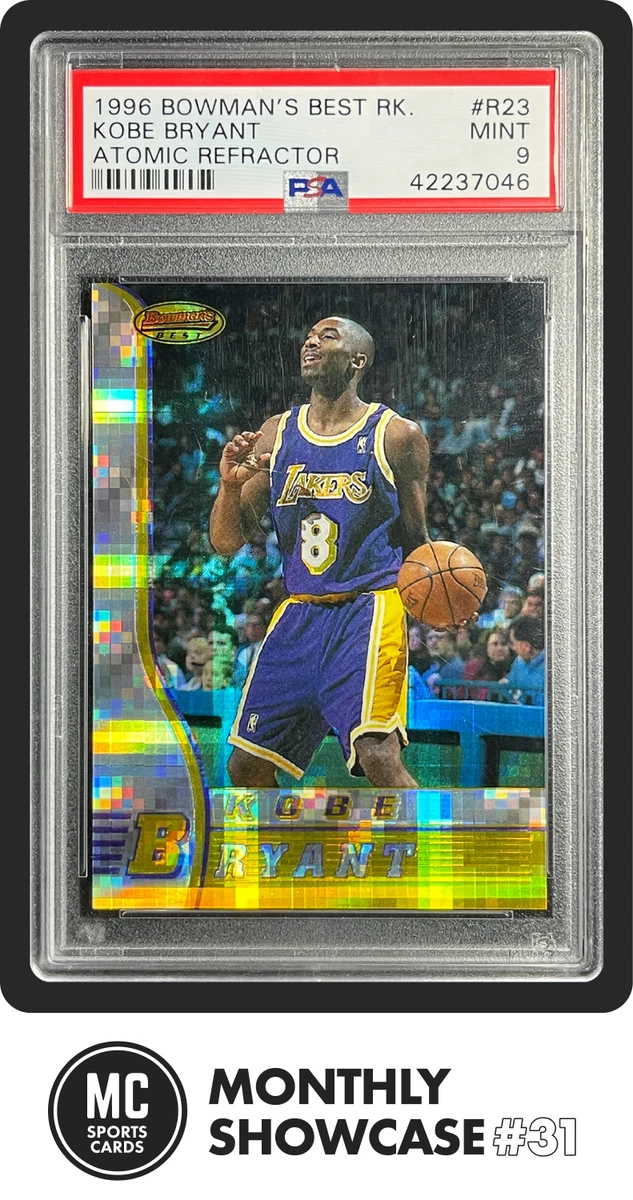 25+ Bowman Kobe Bryant 9 Graded Basketball Sports Trading Cards