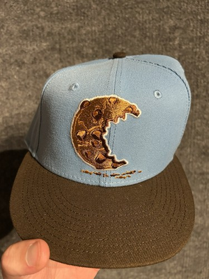 #ad Aberdeen Ironbirds New Era Light Blue Theme Night Fitted Hat 7 1 2 NWOT $24.99