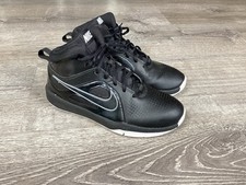 Nike Team Hustle D6 Black/White Youth Boys Basketball Shoes Size 6Y 599187-001