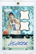 Autographed John Stockton Jazz Basketball Card Item#14612583 COA