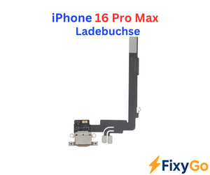 Original Ladebuchse Charging Board für iPhone 16 Pro Max Dock Connector Pulled