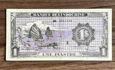 French Indochina P-60 1 Piastre 1942-1945