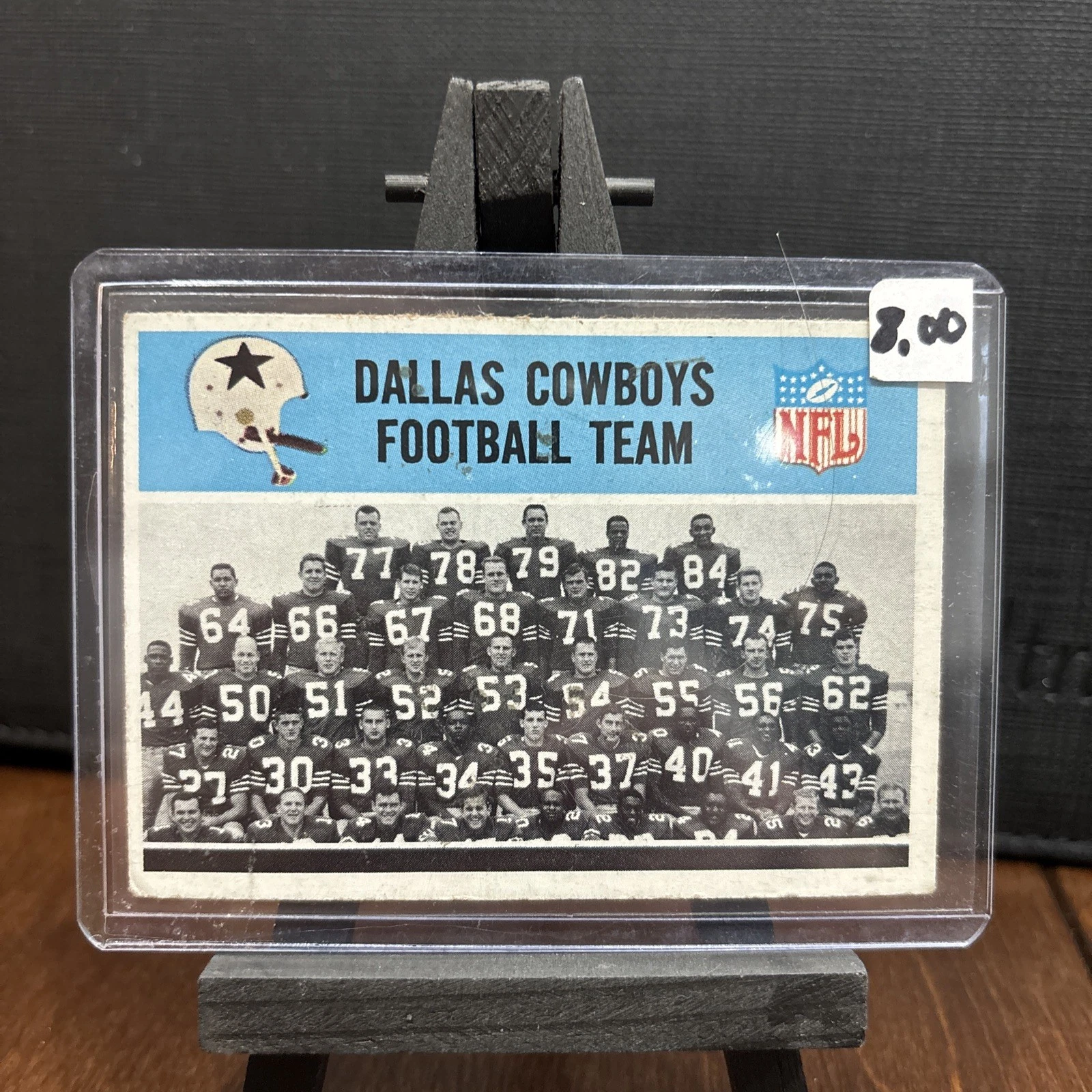 Dallas Cowboys trading card