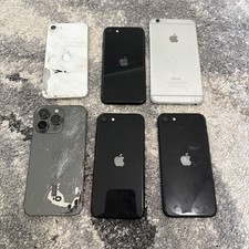 Lot Of 6 Apple iPhone Housings - W/ Small Parts
