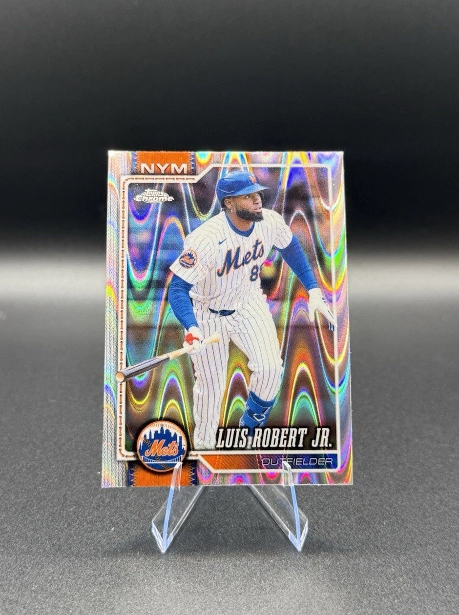 2026 Topps Chrome - Luis Robert Jr. Ray Wave Refractor #267 Mets