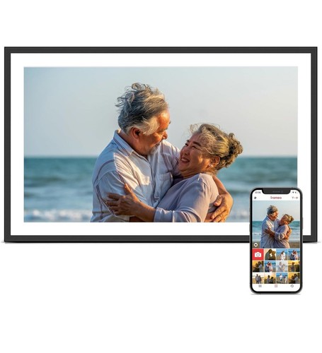 Digital Picture Frame, 15.6 Inch Large Frameo Digital Photo Frame WiFi 32GB
