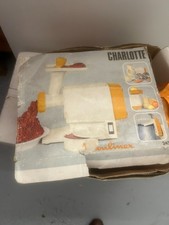Robot MOULINEX Charlotte vintage orange hachoir viande râpe légume cuisine boite