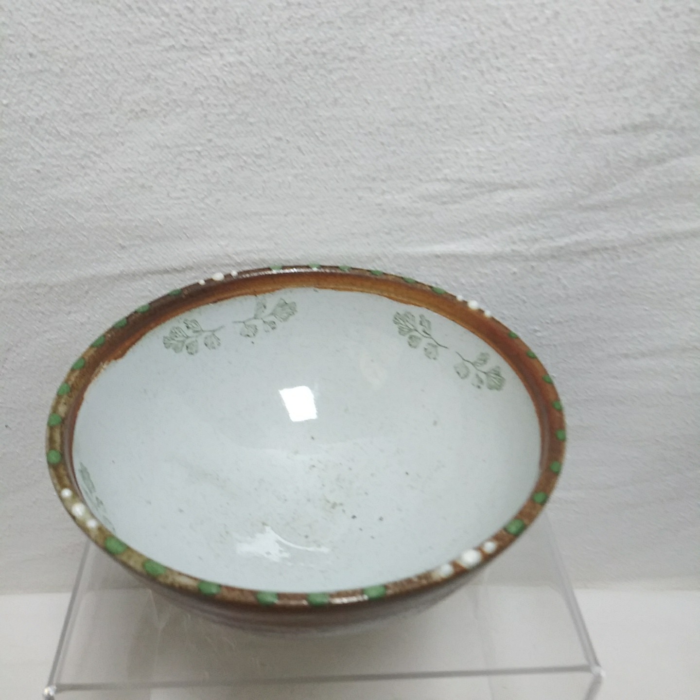 Handmade Studio Dish 6" Asian Bowl Signed Susan Wills Ceramic Pottery