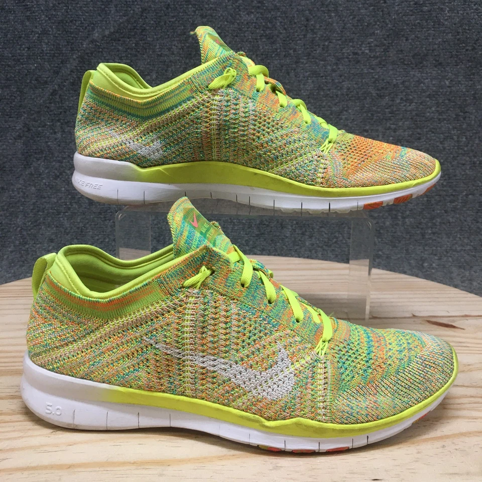 Nike Running Mujer 9 B Multicolor Libre 5.0 TR Flyknit Zapatilla Tejida 718785-700 Foto 2 de 4