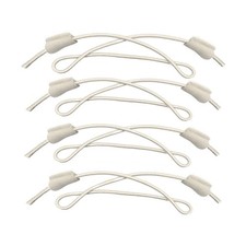 Horsdo 2-Pair Shoelaces Strings Replacement Laces for Hey Dude 14Inch, Beige