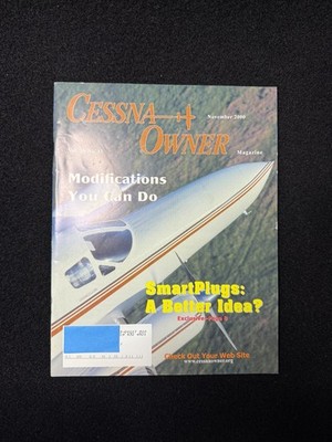 Cessna Owner Magazine November 2000 Aviation Aircraft SmartPlugs Modifications