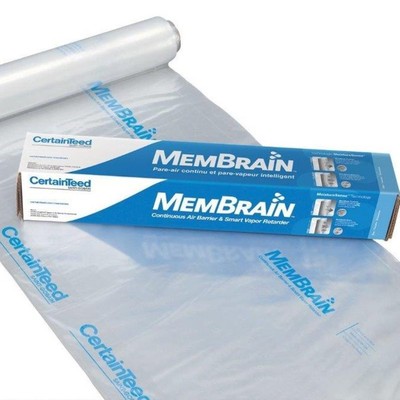 Certainteed 1033 sq. ft. Air Barrier and Smart Vapor Retarder 2 mil Think 10 ft.
