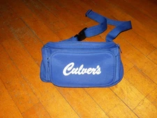 CULVER'S FANNY PACK 3 ZIPPER POCKETS ADJUSTABLE BUTTER BURGERS CURDS