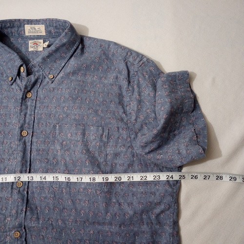Faherty Men's XL Shirt The Breeze Shirt Button Up Short Sleeve Linen Blend - Picture 3 of 8