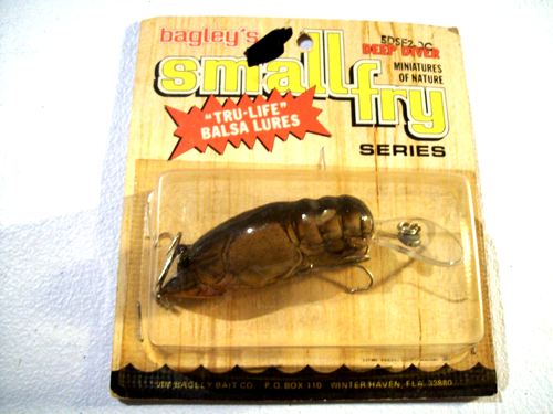 Leurre Balsa Vintage Bagley's Bang-O-Lure Swivel-Hip SH5-117 – Neuf Dans Sa Boîte, Made In USA