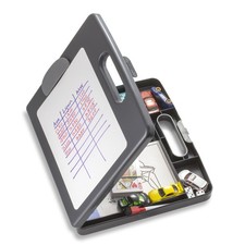 Clipboard Box Activities Dry Erase Board Letter/A4 Size Charcoal 83383