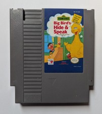 BIG BIRDS HIDE AND SPEAK NES CARTRIDGE ONLY
