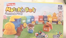 Play-Act Farm Match Roll Colorful Number Train Learning Toy 12M