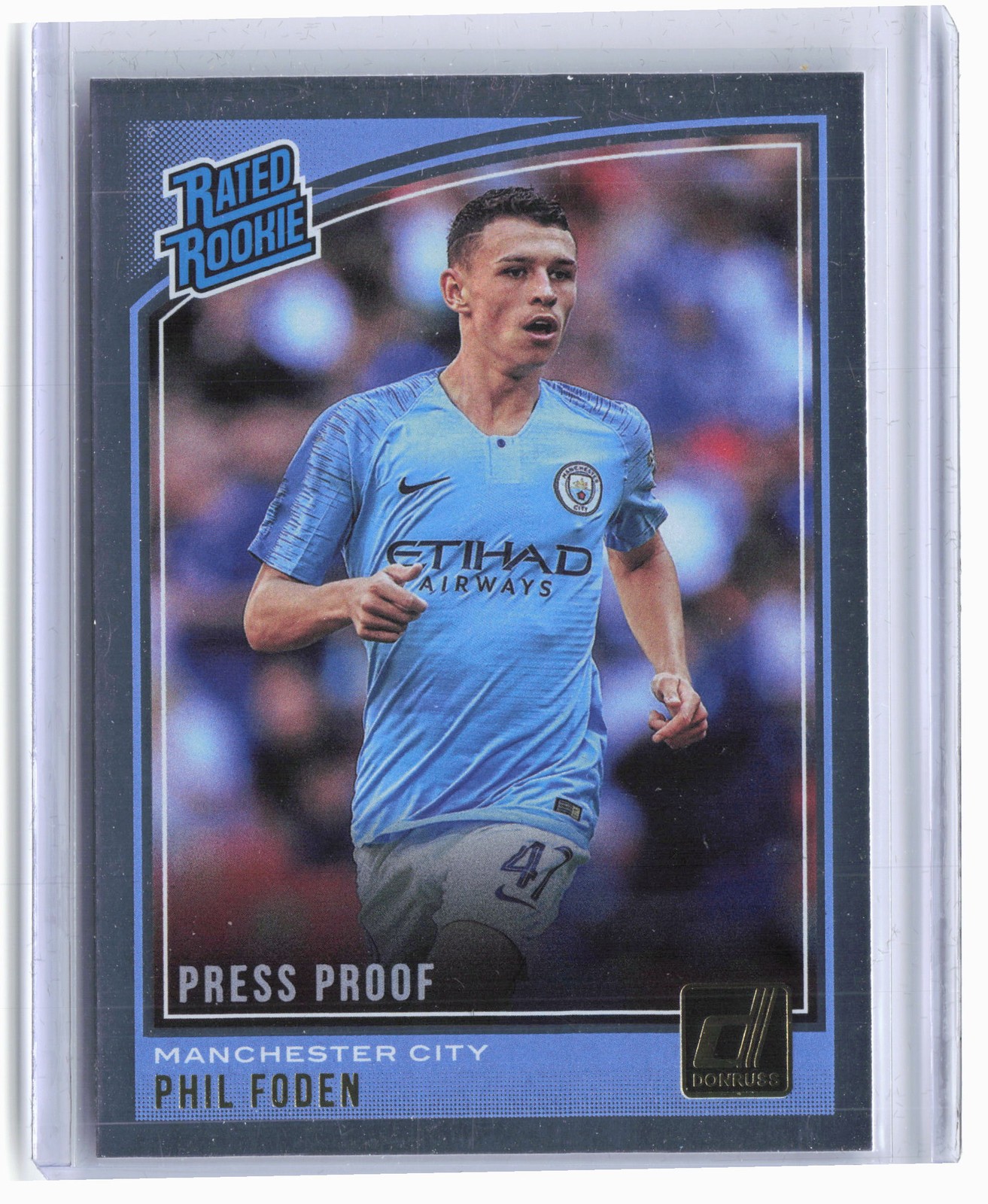 2018-19 Donruss #179 Phil Foden Press Proof Silver