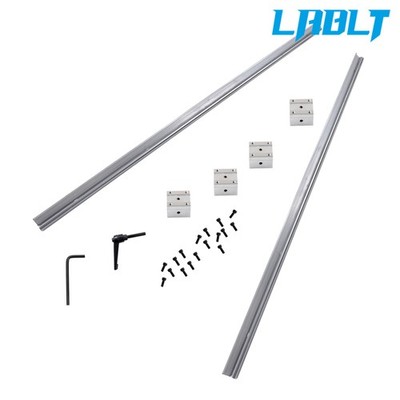 LABLT Linear Rails 2PCS SBR16-1000mm and 4 PCS SBR16UU Carriage Bearing Blocks