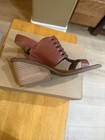 Lucky Brand Brown Leather Strappy Ankle Strap Slingback Sandals US 10 — photo 3
